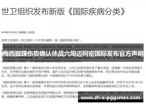 梅西脚踝伤势确认休战六周迈阿密国际发布官方声明 梅西脚踝伤势确认休战六周迈阿密国际发布官方声明